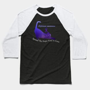 Alzheimer Awareness Spread The Hope Find A Cure Gift Baseball T-Shirt